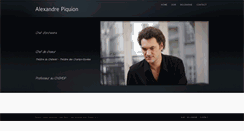 Desktop Screenshot of alexandrepiquion.com